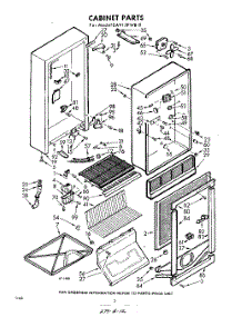 02 - Section parts for Whirlpool Freezer EAV15PWR0 / from AppliancePartsPros.com