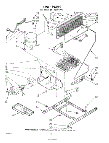 10 - Unit parts for Whirlpool Refrigerator EHT181VKWR1 / from AppliancePartsPros.com