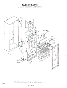 02 - Section parts for Whirlpool Refrigerator EVL10CWL1 / from AppliancePartsPros.com