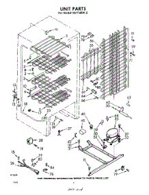 04 - Unit parts for Whirlpool Freezer EAV16BW0 / from AppliancePartsPros.com