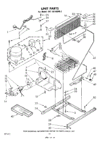10 - Unit parts for Whirlpool Refrigerator EHT181VKWR2 / from AppliancePartsPros.com