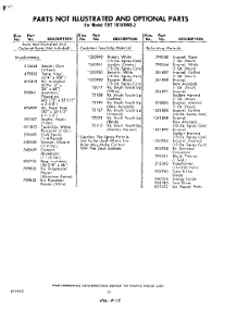 12 - Not Illustrated And Optional parts for Whirlpool Refrigerator EHT181VKWR2 / from AppliancePartsPros.com