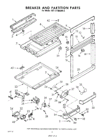 06 - Breaker And Partition parts for Whirlpool Refrigerator EET171NKWR0 / from AppliancePartsPros.com