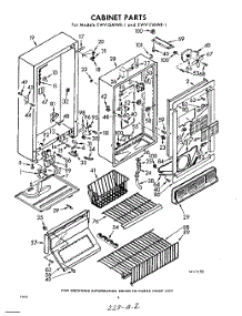 02 - Section parts for Whirlpool Freezer EWV17MWR1 / from AppliancePartsPros.com