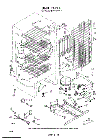 04 - Unit parts for Whirlpool Freezer EAV16BW3 / from AppliancePartsPros.com