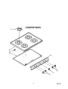 03 - Cooktop parts for Whirlpool Range FGP335VL1 / from AppliancePartsPros.com