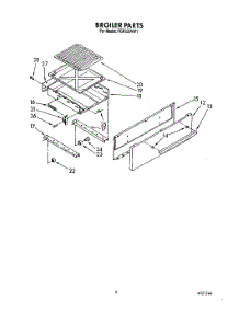 06 - Broiler parts for Whirlpool Range FGP335VL1 / from AppliancePartsPros.com