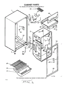 02 - Section parts for Whirlpool Refrigerator EVL10CWL2 / from AppliancePartsPros.com
