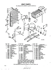 04 - Section parts for Whirlpool Refrigerator EVL10CWL2 / from AppliancePartsPros.com