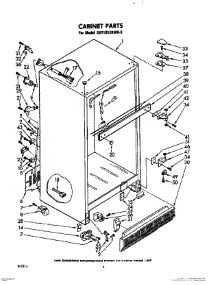 04 - Cabinet parts for Whirlpool Refrigerator EHT181ZKWR0 / from AppliancePartsPros.com