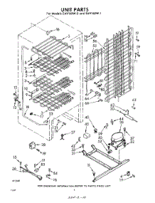 04 - Unit parts for Whirlpool Freezer EAV16XW0 / from AppliancePartsPros.com