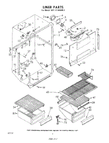 04 - Liner parts for Whirlpool Refrigerator EET171NKWR2 / from AppliancePartsPros.com