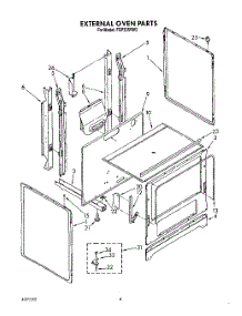 04 - External parts for Whirlpool Range FGP335VL2 / from AppliancePartsPros.com
