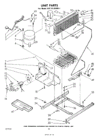 10 - Unit parts for Whirlpool Refrigerator EHT181ZKWR1 / from AppliancePartsPros.com
