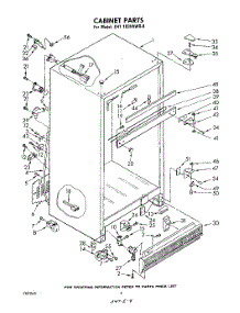 04 - Cabinet parts for Whirlpool Refrigerator EHT183VKWR0 / from AppliancePartsPros.com