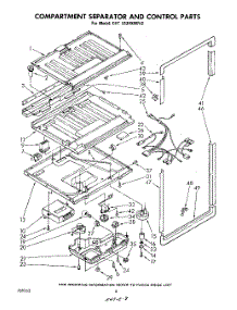 08 - Compartment Separator And Controls parts for Whirlpool Refrigerator EHT183VKWR0 / from AppliancePartsPros.com