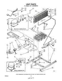 10 - Unit parts for Whirlpool Refrigerator EHT183VKWR0 / from AppliancePartsPros.com