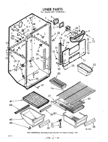 04 - Liner parts for Whirlpool Refrigerator EET171PKWR1 / from AppliancePartsPros.com