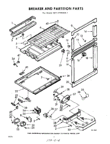 06 - Breaker And Partition parts for Whirlpool Refrigerator EET171PKWR1 / from AppliancePartsPros.com