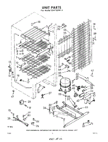 04 - Unit parts for Whirlpool Freezer EAV16XW4 / from AppliancePartsPros.com