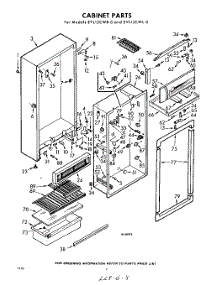 02 - Section parts for Whirlpool Refrigerator EVL13CWR0 / from AppliancePartsPros.com