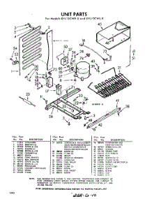 04 - Section parts for Whirlpool Refrigerator EVL13CWR0 / from AppliancePartsPros.com