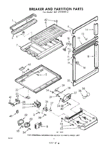 06 - Breaker And Partition parts for Whirlpool Refrigerator EET171PKWR2 / from AppliancePartsPros.com