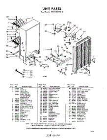 03 - Section parts for Whirlpool Freezer EWV18SWR0 / from AppliancePartsPros.com