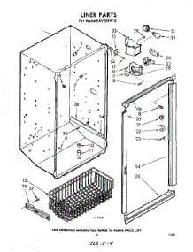 04 - Liner parts for Whirlpool Freezer EAV20FW0 / from AppliancePartsPros.com
