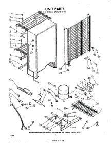 08 - Unit parts for Whirlpool Freezer EAV20FW0 / from AppliancePartsPros.com