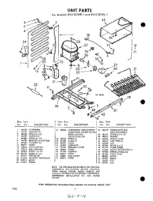 04 - Section parts for Whirlpool Refrigerator EVL13CWR1 / from AppliancePartsPros.com