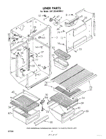 04 - Liner parts for Whirlpool Refrigerator EHT201AKWR2 / from AppliancePartsPros.com
