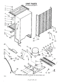 08 - Unit parts for Whirlpool Freezer EAV20FW1 / from AppliancePartsPros.com