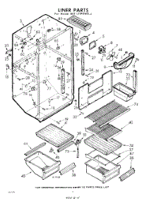 04 - Liner parts for Whirlpool Refrigerator EET171PKWR4 / from AppliancePartsPros.com