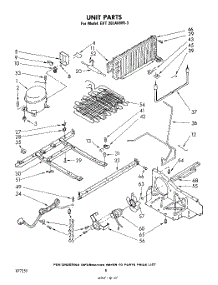 08 - Unit parts for Whirlpool Refrigerator EHT201AKWR3 / from AppliancePartsPros.com