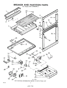 06 - Breaker And Partition parts for Whirlpool Refrigerator EET171PKWR5 / from AppliancePartsPros.com