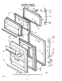 10 - Door parts for Whirlpool Refrigerator EET171PKWR5 / from AppliancePartsPros.com