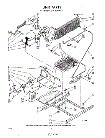 06 - Unit parts for Whirlpool Freezer EAV20MW1 / from AppliancePartsPros.com