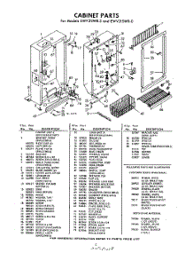 02 - Section parts for Whirlpool Freezer EWV21SWR0 / from AppliancePartsPros.com