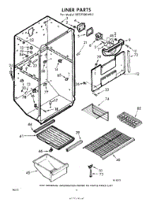 04 - Liner parts for Whirlpool Refrigerator EET171SKWR1 / from AppliancePartsPros.com