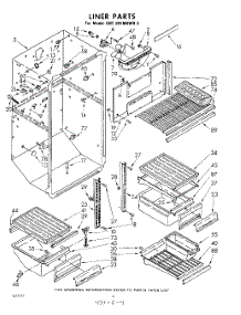 04 - Liner parts for Whirlpool Refrigerator EHT201MKWR3 / from AppliancePartsPros.com