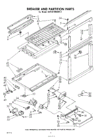 06 - Breaker And Partition parts for Whirlpool Refrigerator EHT201MKWR4 / from AppliancePartsPros.com