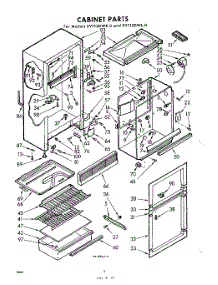 02 - Section parts for Whirlpool Refrigerator EVT12DWR0 / from AppliancePartsPros.com