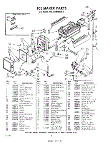 12 - Ice Maker parts for Whirlpool Refrigerator EHT201MMWR0 / from AppliancePartsPros.com