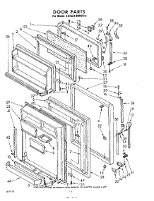 10 - Door parts for Whirlpool Refrigerator EHT201MMWR2 / from AppliancePartsPros.com