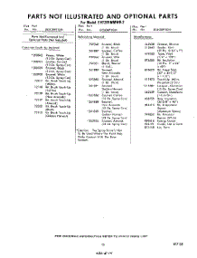 13 - Not Illustrated And Optional parts for Whirlpool Refrigerator EHT201MMWR2 / from AppliancePartsPros.com