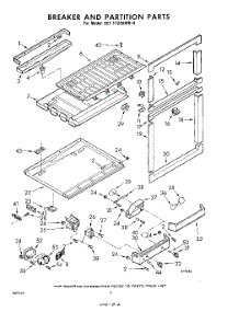 06 - Breaker And Partition parts for Whirlpool Refrigerator EET172EKWR0 / from AppliancePartsPros.com
