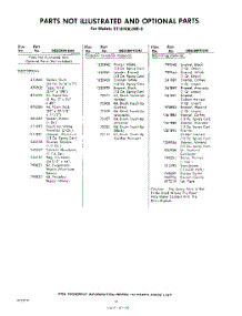 12 - Not Illustrated And Optional parts for Whirlpool Refrigerator ET161EKLWR0 / from AppliancePartsPros.com