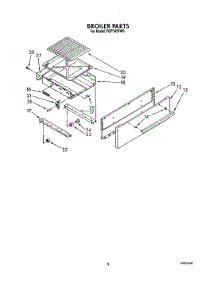 07 - Broiler parts for Whirlpool Range FGP345VL0 / from AppliancePartsPros.com