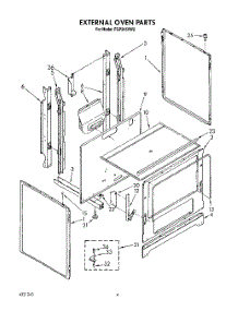 04 - External Oven parts for Whirlpool Range FGP345VL2 / from AppliancePartsPros.com